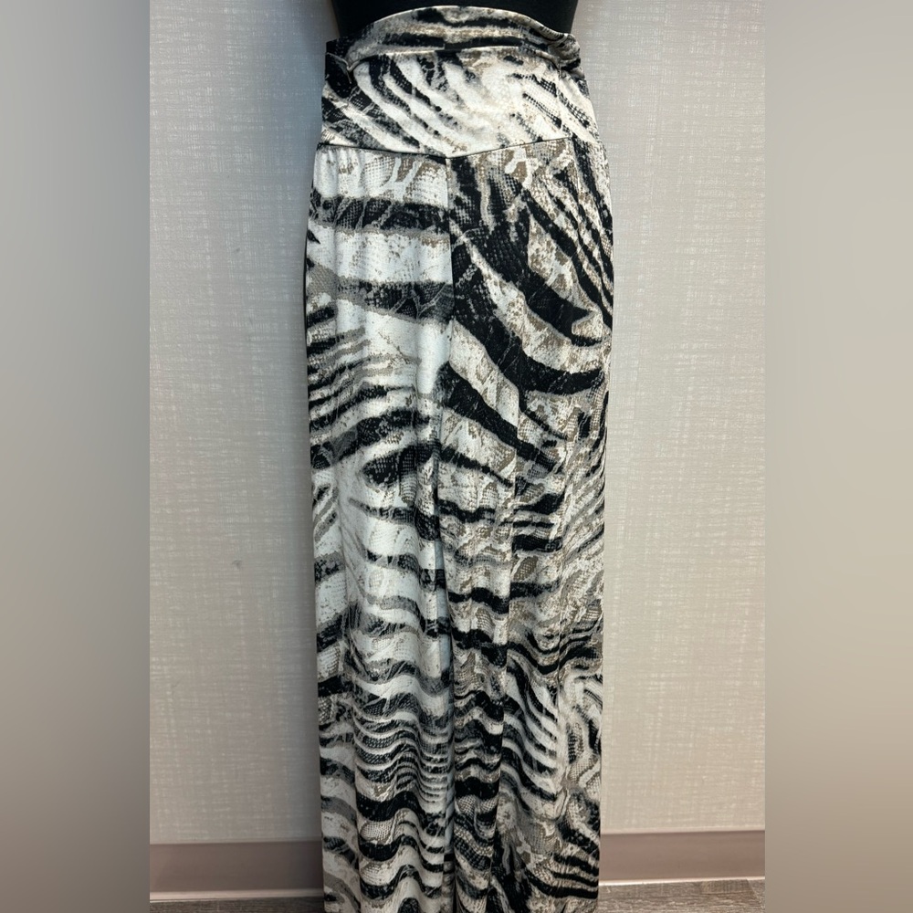 Clara Sunwoo Palazzo Pant--Zebra Print